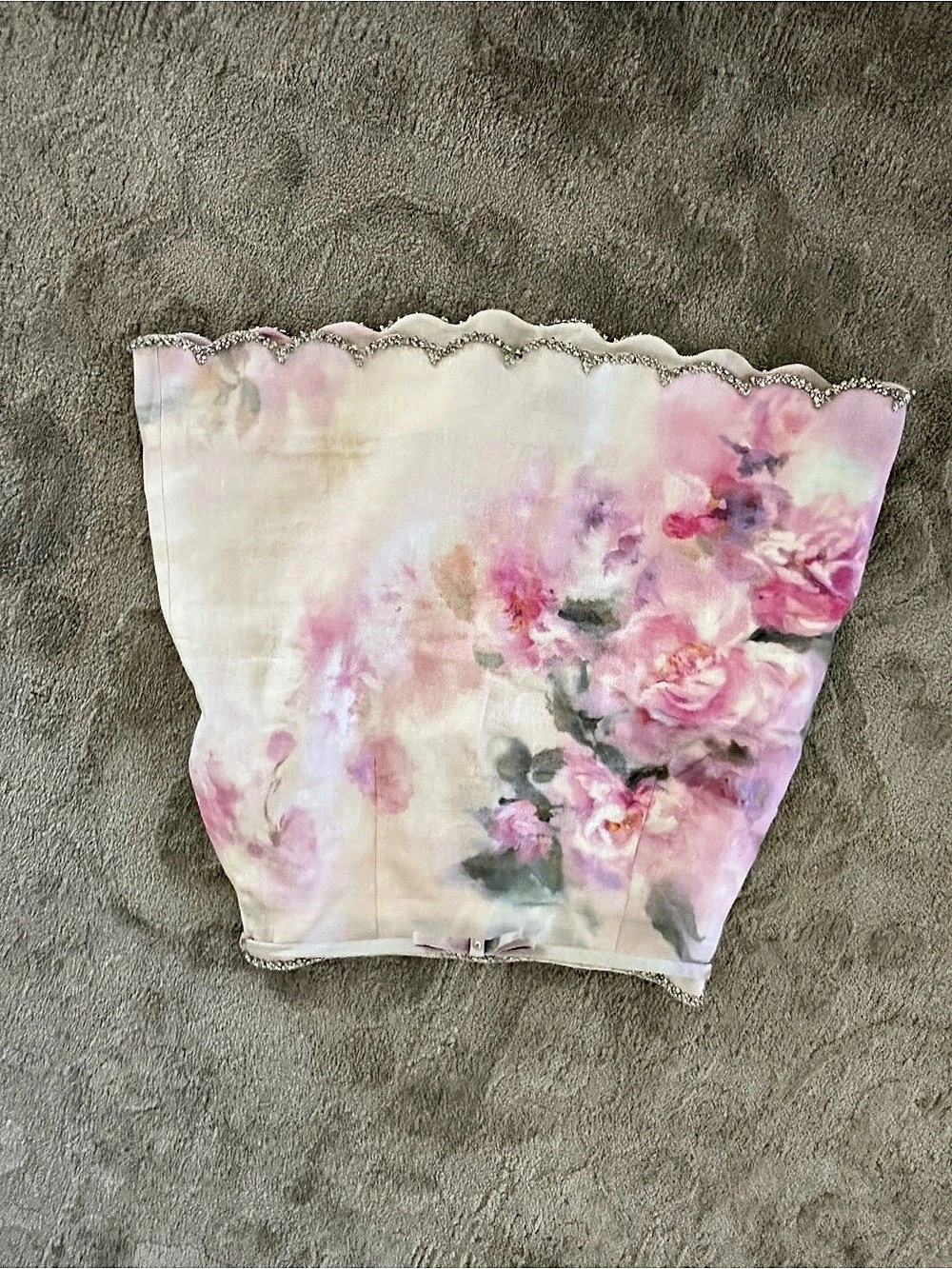 Zimmermann Floral Scarf Wrap in Pink & White